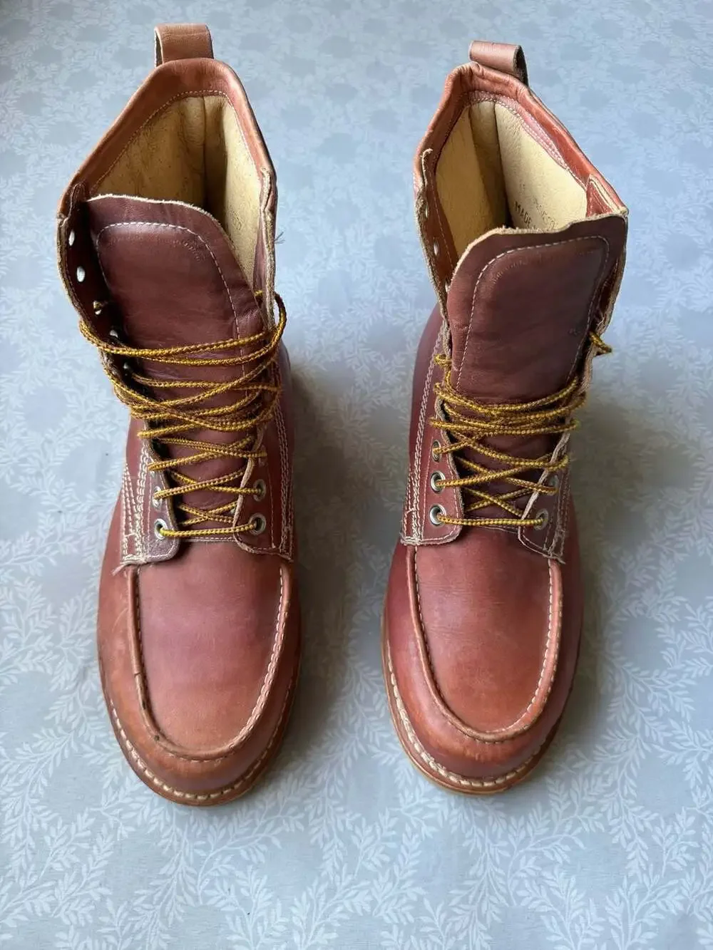 Vintage Aspen Trail Finders Men's Size 11 Insulated Moc Toe Leather Work Boots